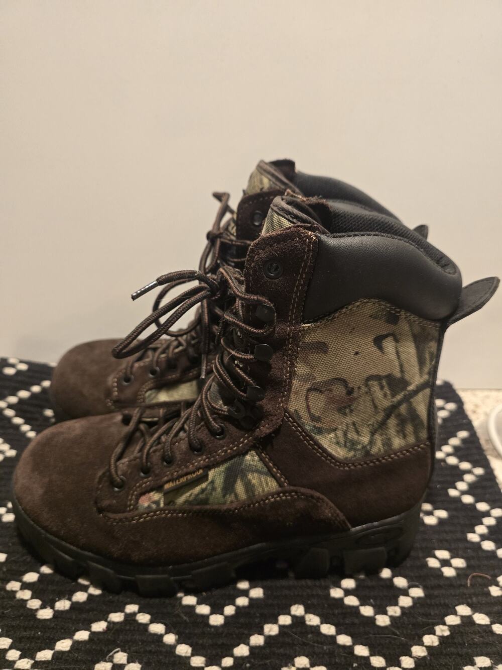 Texas Steer Mens 6.5W Hunting/ Hiking Waterproof Insulated Boots Gently Used euc